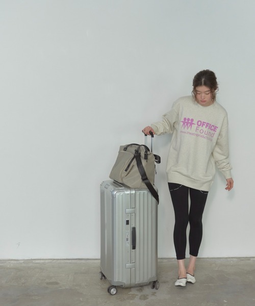 THEATRE PRODUCTS(シアタープロダクツ)の「ナイロンツイル2wayショルダーバッグL/キャリーオンバッグ / 旅行バッグ(ショルダーバッグ・レディース・ブラック/グレー・FREE)」の21枚目の写真