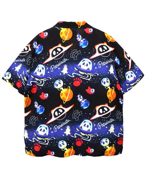 PANDIESTA(パンディエスタ)の「スペースパンダアロハシャツ(M2)(シャツ/ブラウス・メンズ・ブラック/パープル/ベージュ・L/M/XL/XXL)」の15枚目の写真