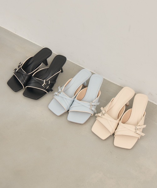 NEUNA（ヌナ）の「バイカラーベルトサンダル（サンダル・レディース・アイボリー/ブラック/ライトブルー・37/38/39）」の21枚目の写真