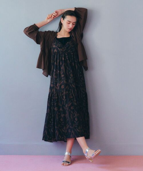 YECCA VECCA（イェッカヴェッカ）の「リボンデザインシアーブラウス（シャツ/ブラウス・レディース・ブラック/オフホワイト/ブラウン・FREE）」の11枚目の写真