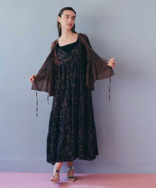 YECCA VECCA（イェッカヴェッカ）の「リボンデザインシアーブラウス（シャツ/ブラウス・レディース・ブラック/オフホワイト/ブラウン・FREE）」の12枚目の写真