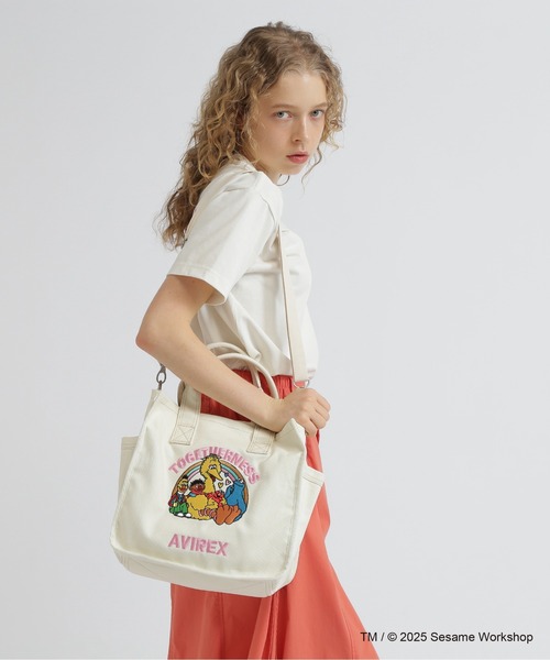 セール】《SESAME STREET meets AVIREX》 CANVAS TOTE BAG