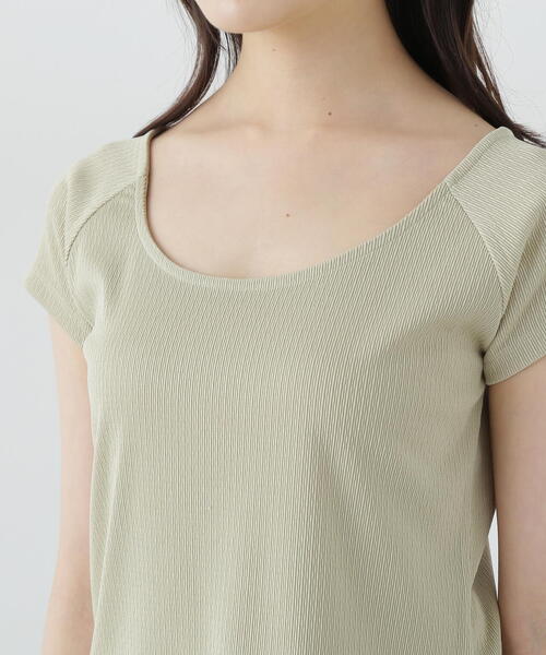 PROPORTION BODY DRESSING(プロポーションボディドレッシング)の「前後2WAYデコルテカットソー / 1215160500(Tシャツ/カットソー・レディース・ホワイト/ブラック/ライトグリーン・FREE)」の18枚目の写真