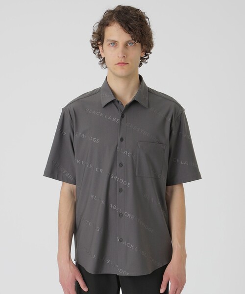 美品★BLUE LABEL CRESTBRIDGE ポロシャツ 0703-16 セール】 ハイツイストシャドーチェックニットポロシャツ