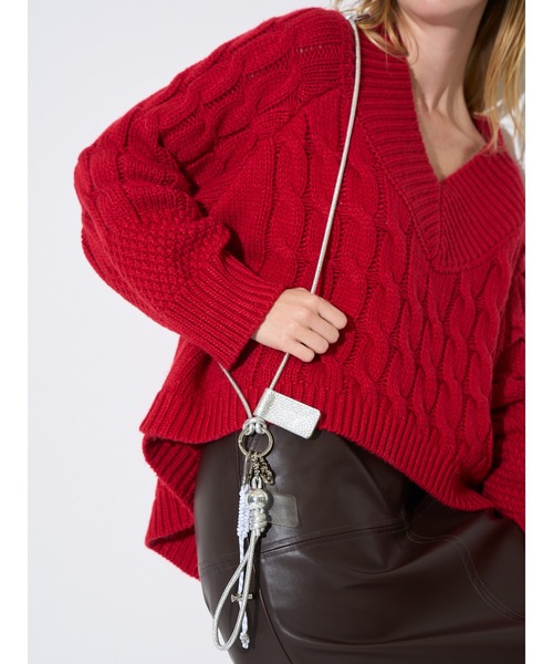 ELENDEEK(エレンディーク)の「マルチスマホレザーショルダー(スマホケース/カバー・レディース・ブルー/シルバー/ブラウン/ブラック/ラベンダー/イエロー・FREE)」の12枚目の写真