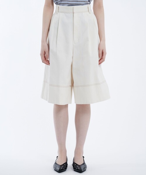 PUBLIC TOKYO(パブリックトウキョウ)の「ワークステッチハーフパンツ(その他パンツ・レディース・ブラック/ホワイト・1/2)」の13枚目の写真