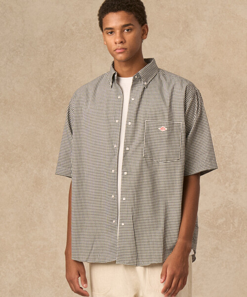 DANTON(ダントン)の「DANTON | プランサーボタンダウン 半袖シャツ MEN(シャツ/ブラウス・メンズ・グリーン系その他/ブラック系その他・38/42/40)」の16枚目の写真
