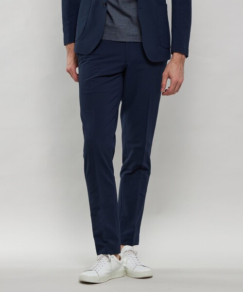 MACKINTOSH LONDON(マッキントッシュ ロンドン)の「【WEB・一部店舗限定】【BREASY JACKET】ポリエステルサッカーセットアップパンツ(その他パンツ・メンズ・グレー/ネイビー・86/82/90/78)」の2枚目の写真