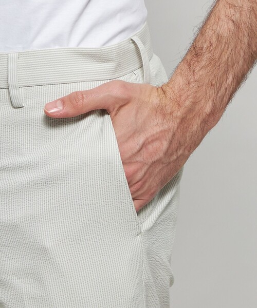 MACKINTOSH LONDON(マッキントッシュ ロンドン)の「【WEB・一部店舗限定】【BREASY JACKET】ポリエステルサッカーセットアップパンツ(その他パンツ・メンズ・グレー/ネイビー・86/82/90/78)」の6枚目の写真