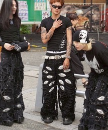 UNIZ（ユニズ）の「【UNIZ】White Eyes Pants / 【ユニズ】ホワイトアイズダメージワイドデニムパンツ（デニムパンツ）」