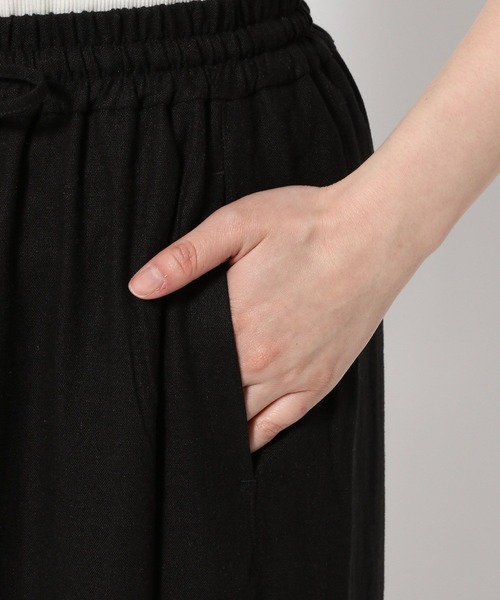 LEPSIM(レプシィム)の「リネンブレンドイージーパンツ 290899(その他パンツ・レディース・アイボリー/ブラウン/ブラック/イエロー・FREE)」の8枚目の写真