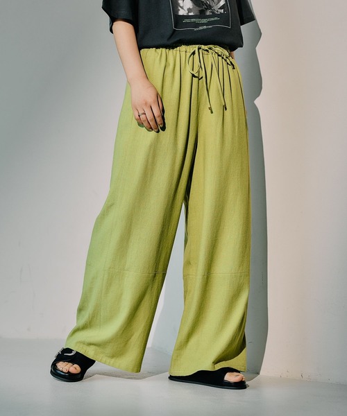 LEPSIM(レプシィム)の「リネンブレンドイージーパンツ 290899(その他パンツ・レディース・アイボリー/ブラウン/ブラック/イエロー・FREE)」の22枚目の写真