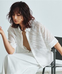 ゼブラシアーJQ クロップドシャツ