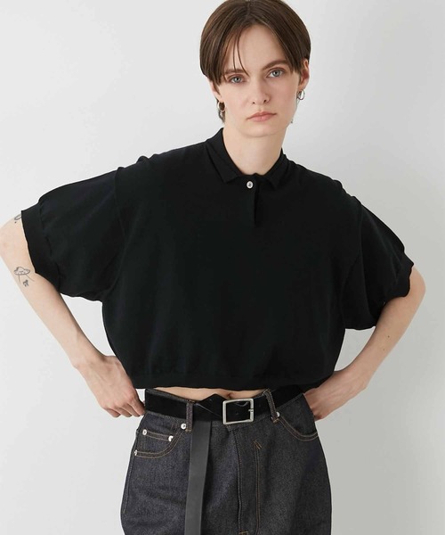 LA PEAU DE GEM buri bare top ベアトップ ブラック LA PEAU DE GEM