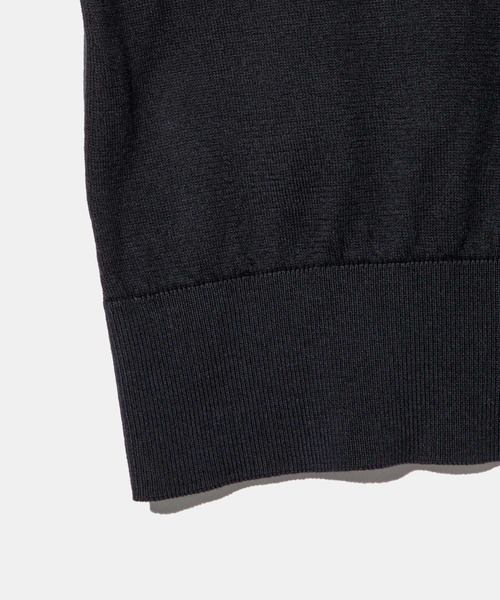 JOHN SMEDLEY(ジョンスメドレー)の「JOHN SMEDLEY NELL ジョンスメドレー 半袖コットンニットプルオーバー Tシャツ(Tシャツ/カットソー・レディース・ネイビー/ブラック/ベージュ系1/ベージュ系・LARGE/MEDIUM/SMALL)」の11枚目の写真