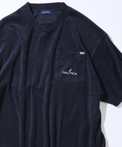 NAUTICA（ノーティカ）の「NAUTICA/ノーティカ ビックシルエット パイル ポケットTシャツ ボーダー柄（Tシャツ/カットソー・メンズ・ライトグレー/ネイビー/ブラウン/その他13・MEDIUM/LARGE/X-LARGE）」の6枚目の写真