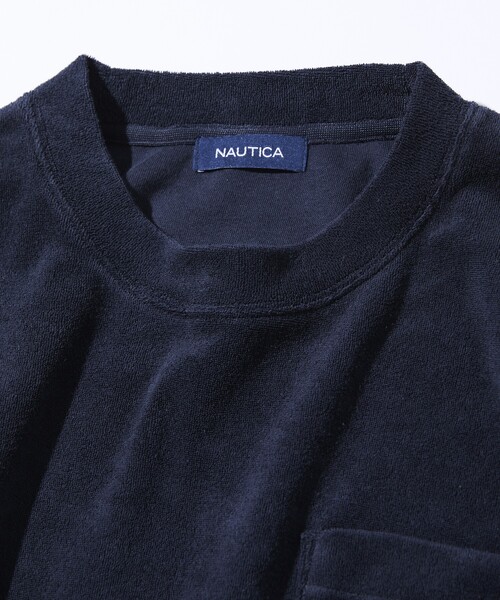 NAUTICA（ノーティカ）の「NAUTICA/ノーティカ ビックシルエット パイル ポケットTシャツ ボーダー柄（Tシャツ/カットソー・メンズ・ライトグレー/ネイビー/ブラウン/その他13・MEDIUM/LARGE/X-LARGE）」の7枚目の写真