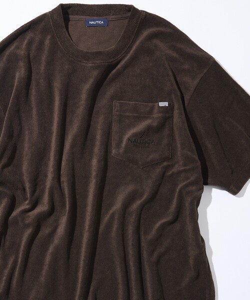 NAUTICA（ノーティカ）の「NAUTICA/ノーティカ ビックシルエット パイル ポケットTシャツ ボーダー柄（Tシャツ/カットソー・メンズ・ライトグレー/ネイビー/ブラウン/その他13・MEDIUM/LARGE/X-LARGE）」の15枚目の写真