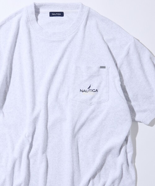 NAUTICA（ノーティカ）の「NAUTICA/ノーティカ ビックシルエット パイル ポケットTシャツ ボーダー柄（Tシャツ/カットソー・メンズ・ライトグレー/ネイビー/ブラウン/その他13・MEDIUM/LARGE/X-LARGE）」の19枚目の写真
