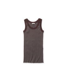FILIPPA K フィリッパコー ブラウン＆ホワイト ボーダー タンク