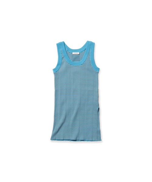タンクトップ ノースリーブ ESLOW/エスロー COMBINATION TANKTOP ボーダー タンクトップ リブタンク レディース ESLOW タンクトップ ノースリーブ ESLOW/エスロー COMBINATION