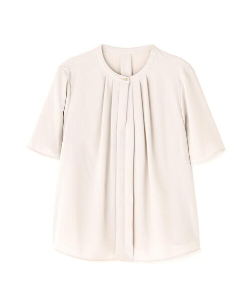 NATURAL BEAUTY BASIC（ナチュラルビューティーベーシック）の「◇フロントタックフレアスリーブブラウス（シャツ/ブラウス・レディース・ベージュ/ブルー/オフホワイト/ブラウン・MEDIUM/SMALL）」の14枚目の写真