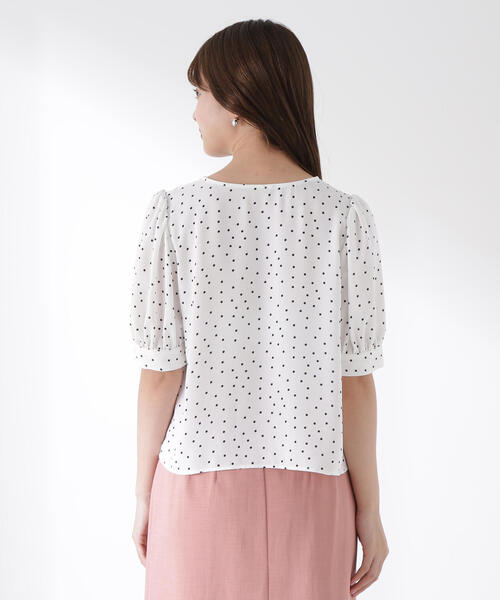 PROPORTION BODY DRESSING(プロポーションボディドレッシング)の「キラボタンブラウス / 1215210608(シャツ/ブラウス・レディース・ブルー/ホワイト系その他/ブラウン・SMALL/MEDIUM)」の21枚目の写真