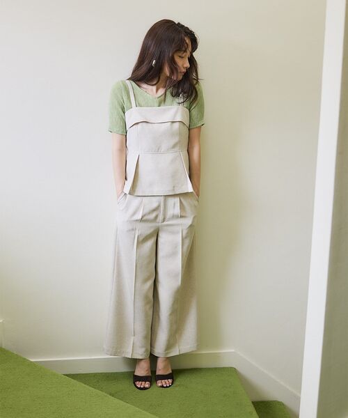 MUSINSA STANDARD LADY'S_リネンライクワイドパンツ_4色 MUSINSA STANDARD(ムシンサスタンダード) レディース - 海外通販