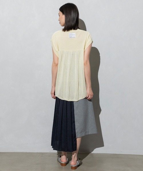 MARECHAL TERRE（マルシャルテル）の「フリンジニット（ニット/セーター・レディース・ネイビー/アイボリー/ブラック/グレイッシュベージュ・MEDIUM）」の13枚目の写真