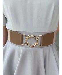 RESEXXY | ゴールドバックルゴムベルト(ベルト)