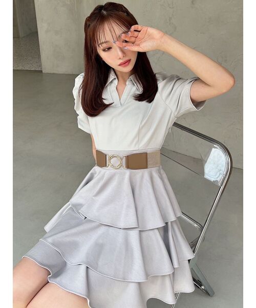 RESEXXY（リゼクシー）の「ゴールドバックルゴムベルト（ベルト・レディース・ブラック/ベージュ/ブラウン・FREE）」の9枚目の写真