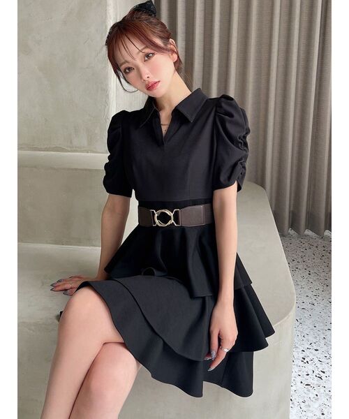 RESEXXY（リゼクシー）の「ゴールドバックルゴムベルト（ベルト・レディース・ブラック/ベージュ/ブラウン・FREE）」の10枚目の写真