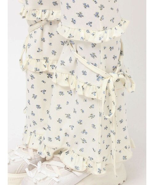 merry jenny（メリージェニー）の「floralフリルリブボレロ（カーディガン/ボレロ・レディース・アイボリー/グレー・FREE）」の7枚目の写真