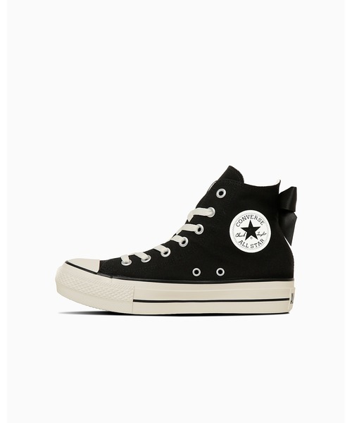 CONVERSE ALL STAR(コンバースオールスター)の「ALL STAR PLTS BACKRIBBON HI / オールスター PLTS バックリボン HI(スニーカー・レディース・ブラック・6/5.5/5/4.5/4/3.5/3)」の2枚目の写真