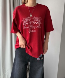 ワッフルスタッズプリントTシャツ