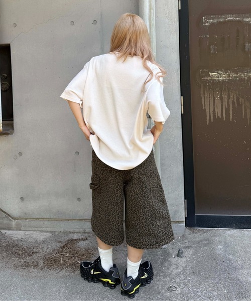 sedacle(セダクル)の「ワッフルスタッズプリントTシャツ(Tシャツ/カットソー・レディース・アイボリー/グレー/レッド・SMALL/MEDIUM/LARGE)」の21枚目の写真