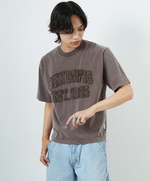 tシャツ 「BEN DAVIS/ベンデイビス」 パッチワークロゴ ヴィンテージ クロップドTシャツ レディース メンズ BEN DAVIS tシャツ 「BEN DAVIS/ベンデイビス」 パッチワーク