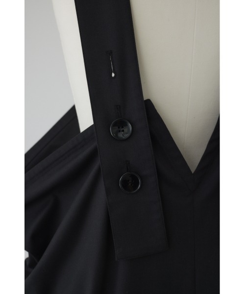 RIM.ARK(リムアーク)の「Drape jumper SK ドレープジャンパースカート(ジャンパースカート・レディース・チャコールグレー/ブラック・38/36)」の8枚目の写真