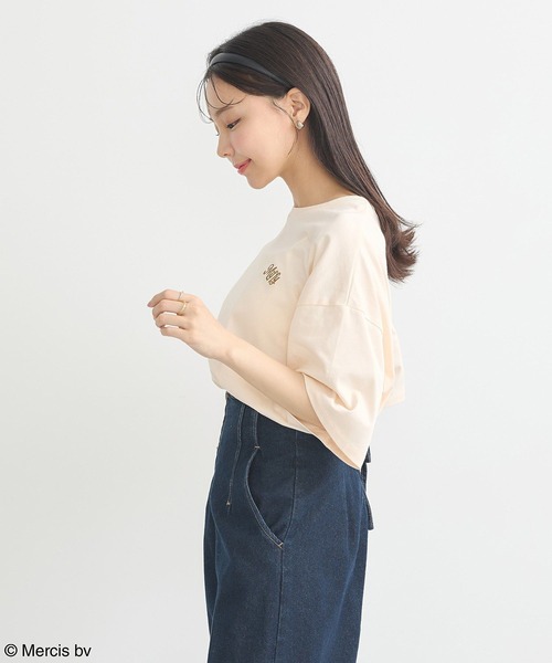 earth music&ecology(アースミュージックアンドエコロジー)の「miffy/earth ミッフィーフレンズアニメーションT(Tシャツ/カットソー・レディース・サックスブルー/オフホワイト/オレンジ系その他・FREE)」の5枚目の写真