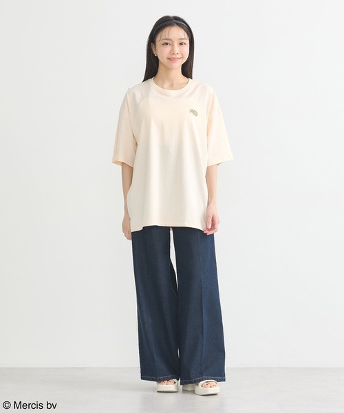 earth music&ecology(アースミュージックアンドエコロジー)の「miffy/earth ミッフィーフレンズアニメーションT(Tシャツ/カットソー・レディース・サックスブルー/オフホワイト/オレンジ系その他・FREE)」の9枚目の写真