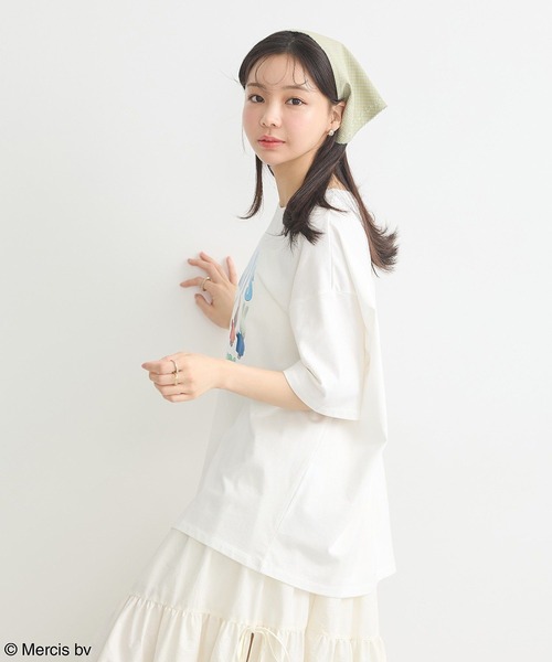 earth music&ecology(アースミュージックアンドエコロジー)の「miffy/earth ミッフィーフレンズアニメーションT(Tシャツ/カットソー・レディース・サックスブルー/オフホワイト/オレンジ系その他・FREE)」の20枚目の写真
