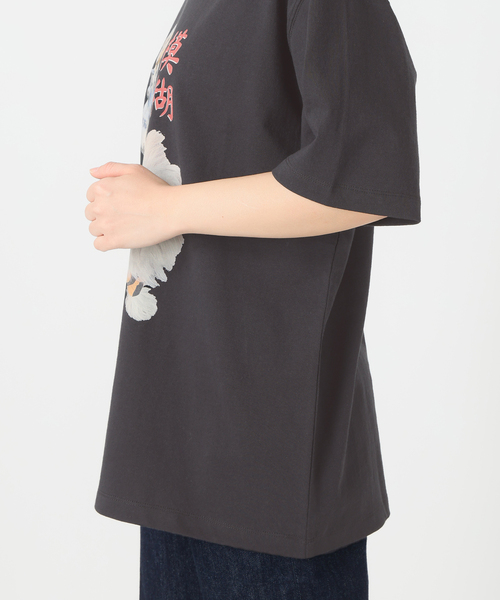 B.C STOCK（ベーセーストック）の「【WEB＋一部店舗限定】モコゾウ カンフーTEE（Tシャツ/カットソー・レディース・ブラック系その他・FREE）」の5枚目の写真