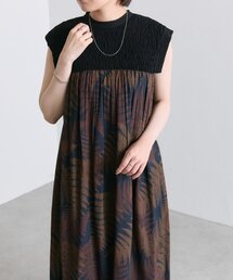 ear PAPILLONNER（イアパピヨネ）の「シダ柄ワンピース【SUM1 STYLE(スミスタイル)】（ワンピース・メンズ）」