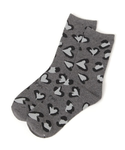 repipi armario(レピピ アルマリオ)の「レオパードソックス(ソックス/靴下・キッズ・ブラック/ブラウン/ピンク・FREE)」の2枚目の写真