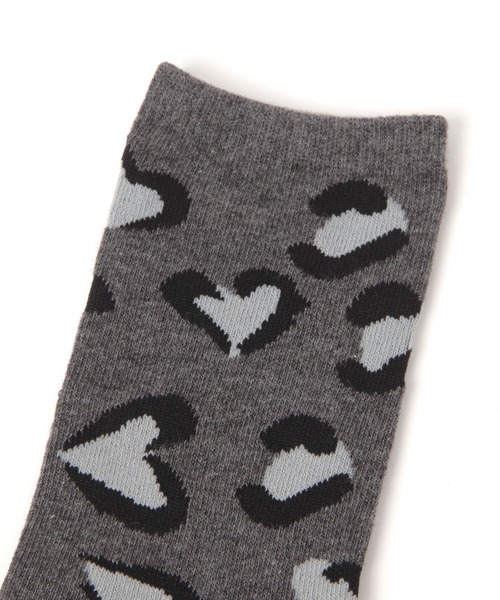 repipi armario(レピピ アルマリオ)の「レオパードソックス(ソックス/靴下・キッズ・ブラック/ブラウン/ピンク・FREE)」の4枚目の写真