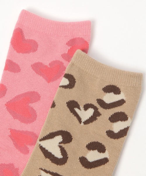 repipi armario(レピピ アルマリオ)の「レオパードソックス(ソックス/靴下・キッズ・ブラック/ブラウン/ピンク・FREE)」の8枚目の写真