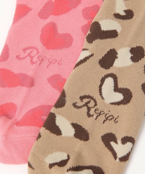 repipi armario(レピピ アルマリオ)の「レオパードソックス(ソックス/靴下・キッズ・ブラック/ブラウン/ピンク・FREE)」の9枚目の写真