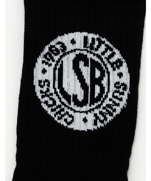 Little sunny bite（リトルサニーバイト）の「『little sunny bite』LSB logo socks（ソックス/靴下・レディース・ホワイト/ブラック/ピンク/ブルー・FREE）」の7枚目の写真
