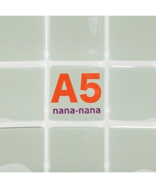 NaNa-NaNa(ナナナナ)の「nana-nana Block Check TPU A5(ナナナナ ブロックチェック TPU A5)(ハンドバッグ・レディース・ライトピンク/グリーン系1・ONE SIZE)」の5枚目の写真