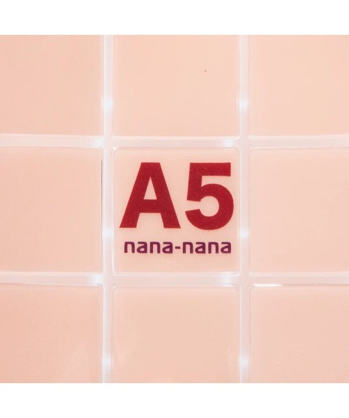 NaNa-NaNa(ナナナナ)の「nana-nana Block Check TPU A5(ナナナナ ブロックチェック TPU A5)(ハンドバッグ・レディース・ライトピンク/グリーン系1・ONE SIZE)」の9枚目の写真